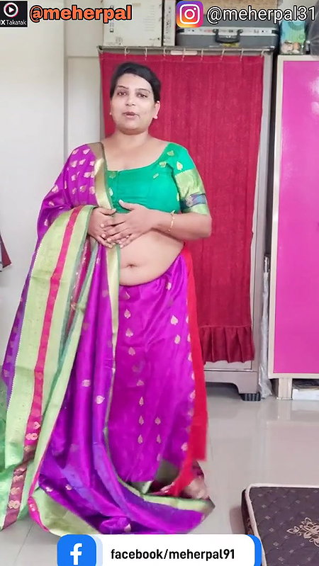 Sangeet Ka Function Hai Kya Style Kare Don’t Worry Meher Pal Hai Na Function Styling Of Saree
