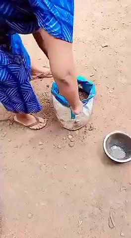 planting plants daily work desi aunty cleaning