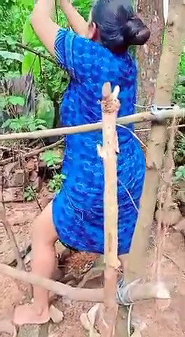 planting plants daily work desi aunty cleaning