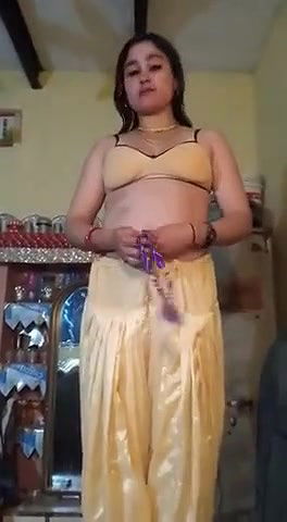 Attractive camera shy sexy bhabhi does not want to show her nude body but her lover still records her nude video