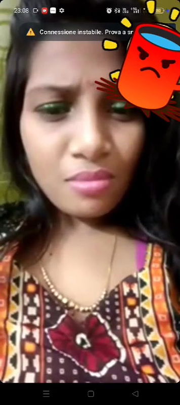 horny cute Indian girl naked fingering video call