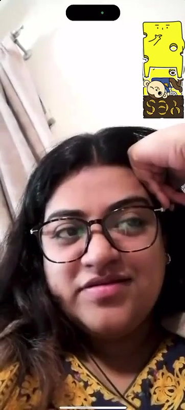 Pakistani Babe Boobs Showing in VC Wid BF 1