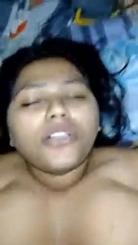 Bouncing boobs of busty hot babe during wild sex by her lover