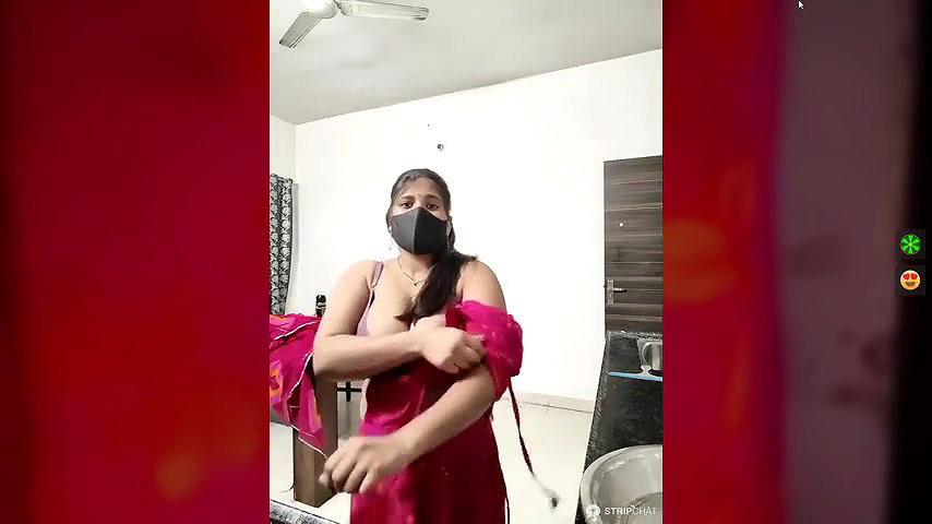 Wow Riya Showing Her HUGE BOOBS In Kitchen