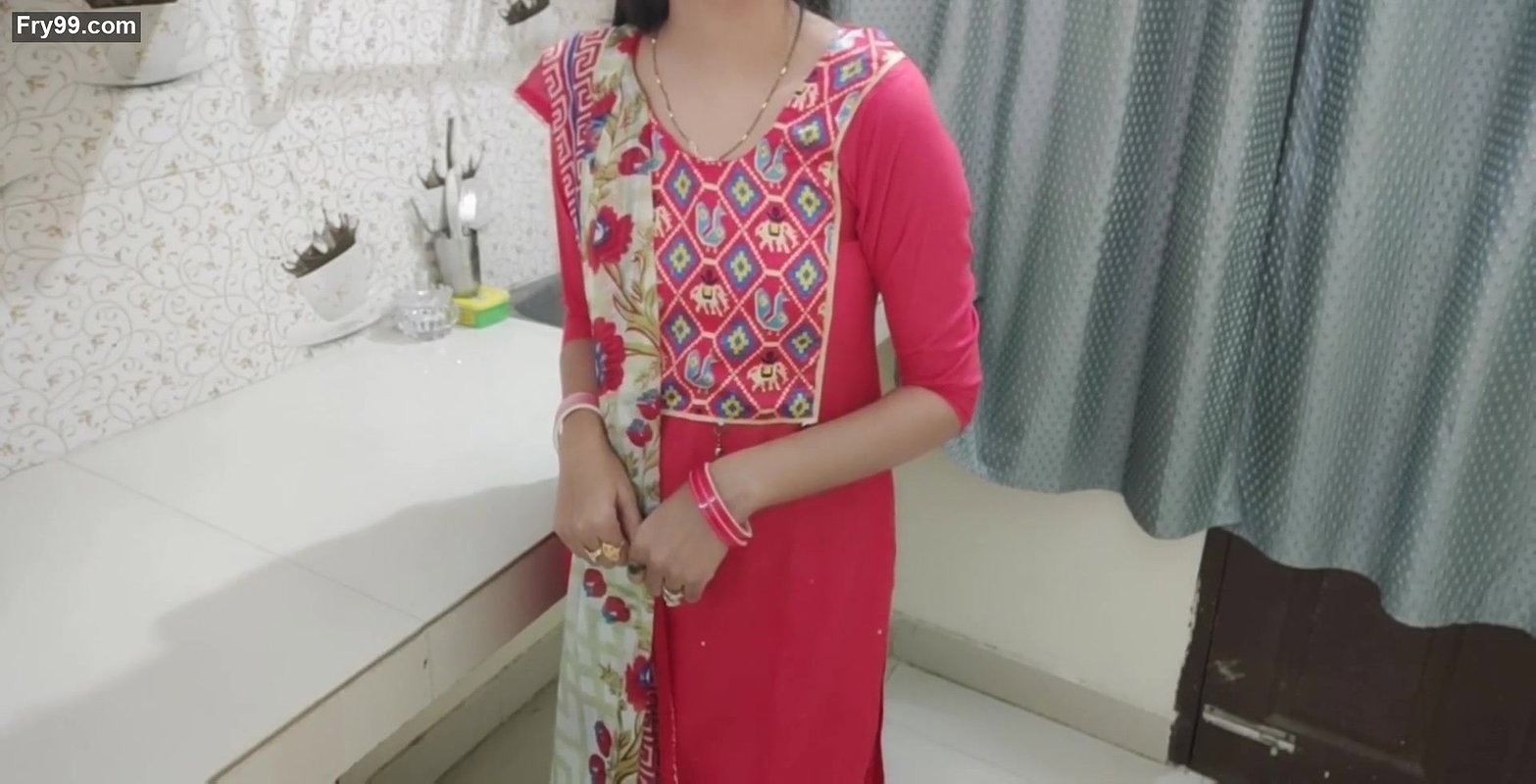 Pizza delivery boy watching inside my personal room door when I was enjoying myself and needed a big dick Hindi sex with.