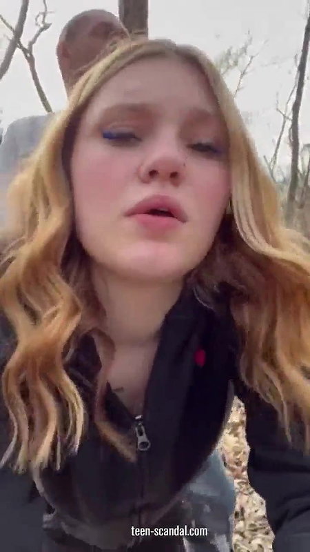 Sexy girl getting fucked in forest