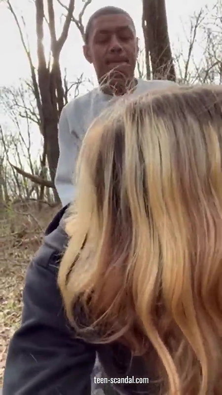 Sexy girl getting fucked in forest