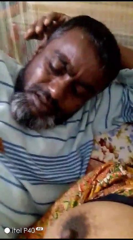 husband wife sexy boobs prssing