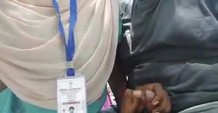 South Indian office girl sucking dick outdoors