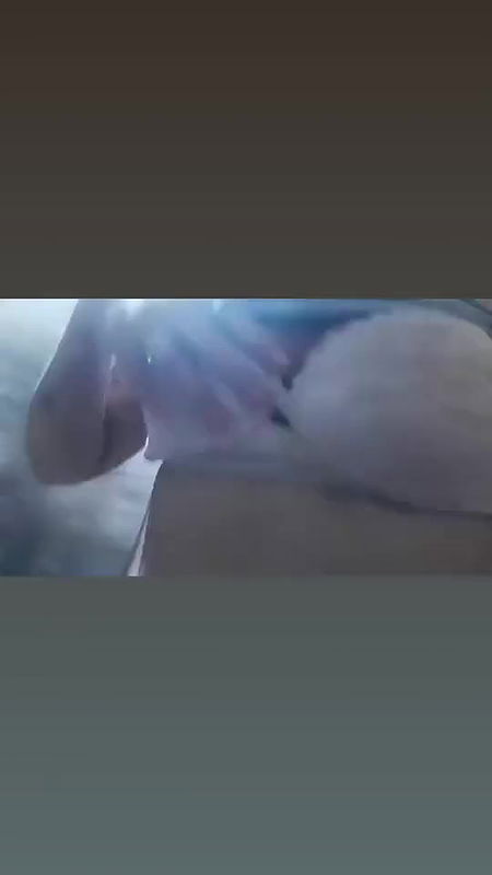 Horny beautiful babe striptease for her boyfriend showing her sexy natural titties and wet hairy pussy P4