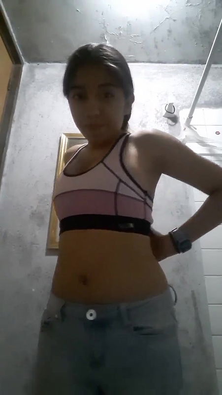 Cutest Desi girl takes off her bra and shows her big natural titties