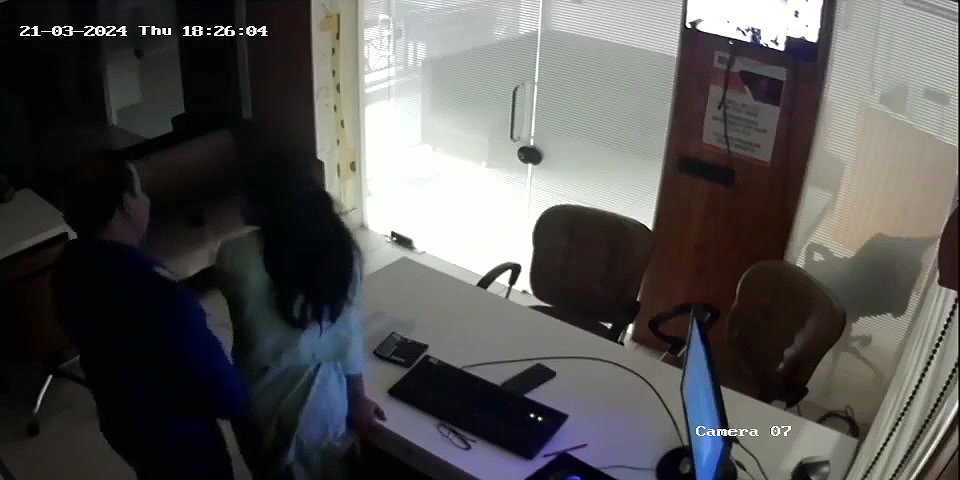 secretary sex with boss cctv leaked