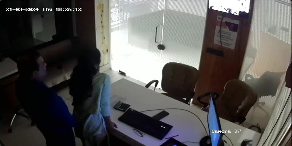 secretary sex with boss cctv leaked