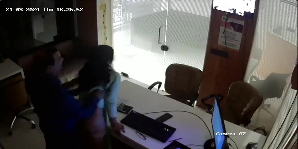 secretary sex with boss cctv leaked