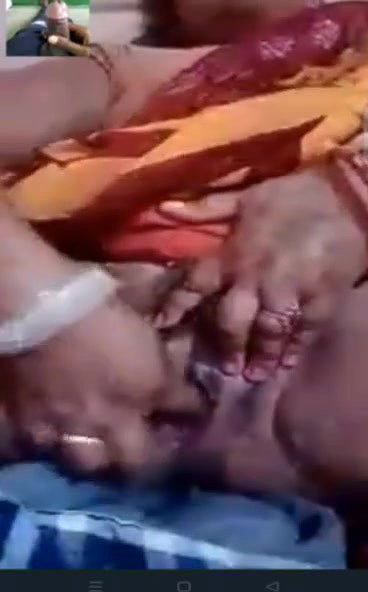 pussy fingering in video call with devar