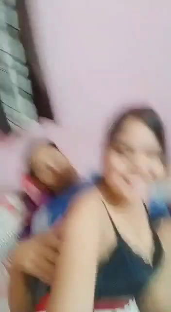 Extremely cute desi girlfriend talking in hindi and playing with his boyfriends dick