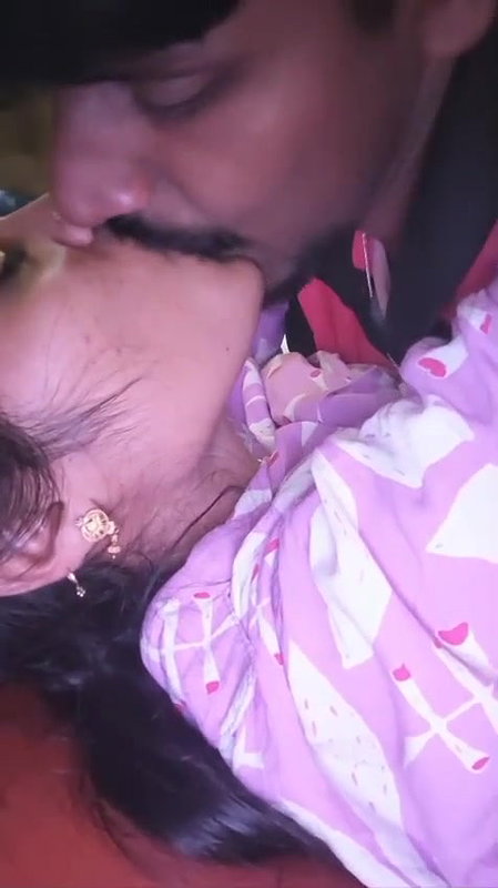 foreplay of newly married couple