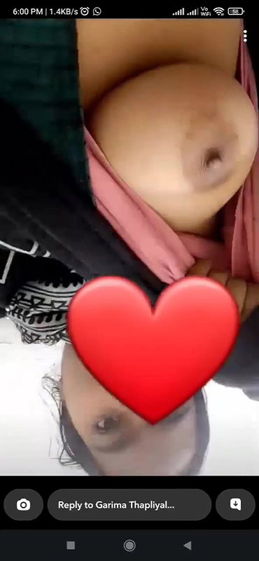 Garima Showing Boob