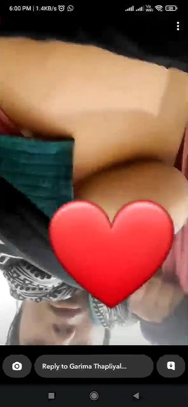 Garima Showing Boob
