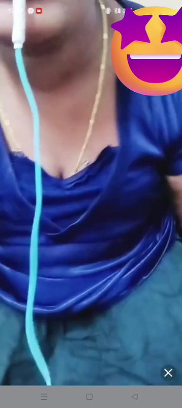 tamil aunty teasing on online