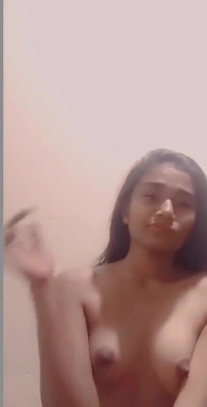 Horny dusky cutie exclusive viral leaked video showing her sexy nude body and fingering her juicy pussy P4