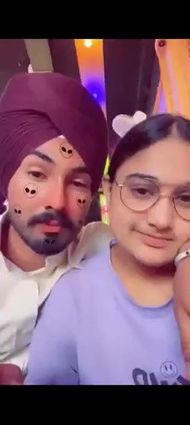 Punjabi couple threesome