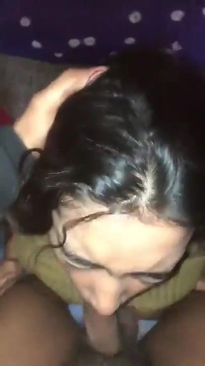 So horny extremely sexy desi girlfriend with big perky brown tits sucking and fucking P2