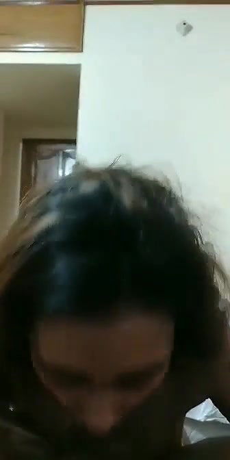 So horny extremely sexy desi girlfriend with big perky brown tits sucking and fucking P3