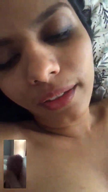 Horny beautiful Busty milf exposes her big tits and juicy pussy on video call with his boyfriend