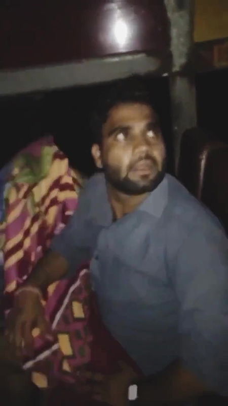 caught during having sex inside bus