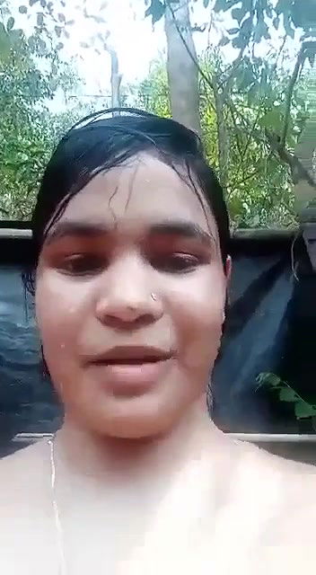 after bath outdoor nude video