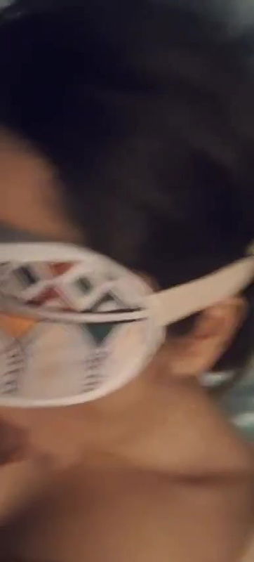 Blindfolded Beautiful Horny Wife Sucking Dick Hard Fucking