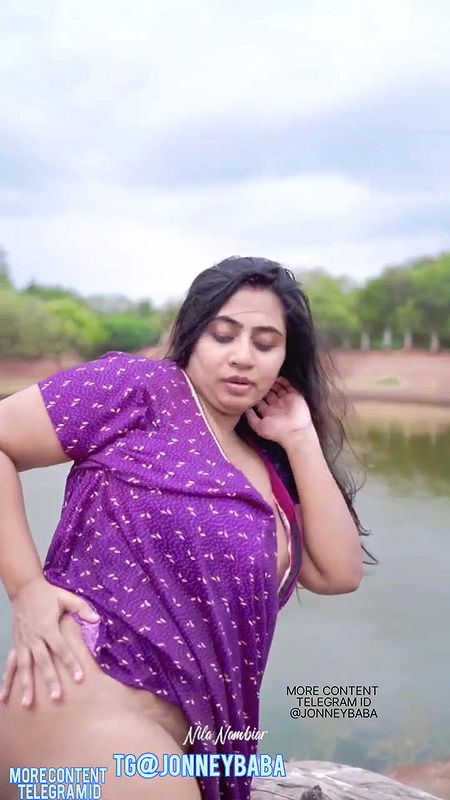 River bathing Nila Nambiar nude content