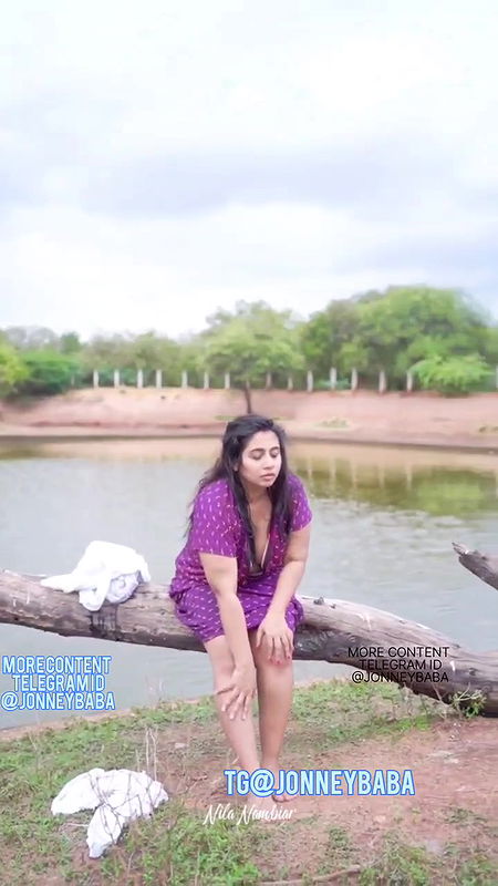 River bathing Nila Nambiar nude content