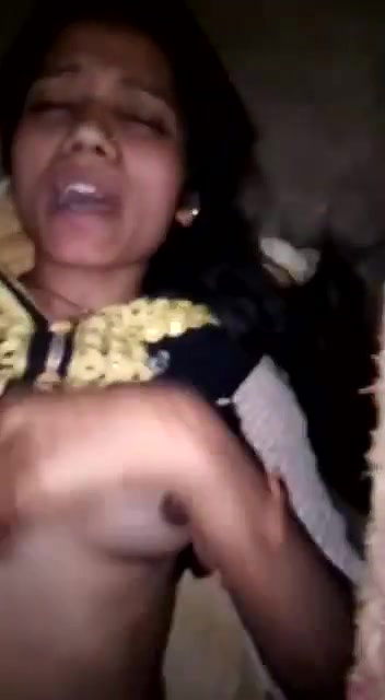 dehati young lovers making love at night