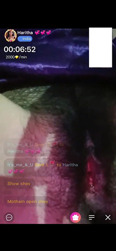 haritha telugu girl chamet