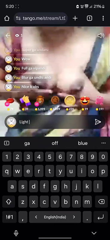 srujana telugu aunty tango show