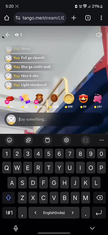 srujana telugu aunty tango show