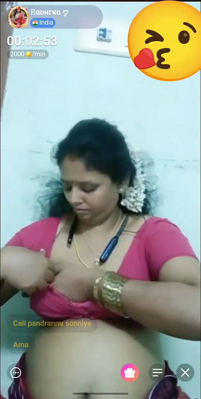 Tamil aunty radhika tango show