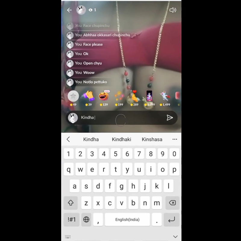 devi telugu milf boobs show