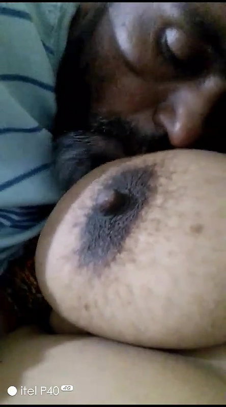 husband wife sexy boobs prssing