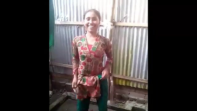 girl wearing dress after bath