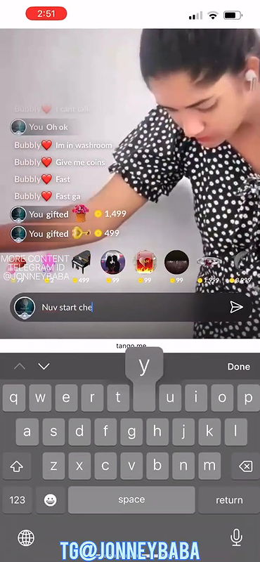 Beautiful Desi bubby girl tango nude show