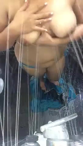 nude shower video from top