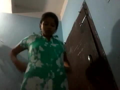girl recording nude dress change video