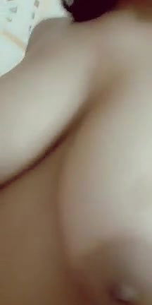Bangladeshi Cute Girl Playing With Her Boobies