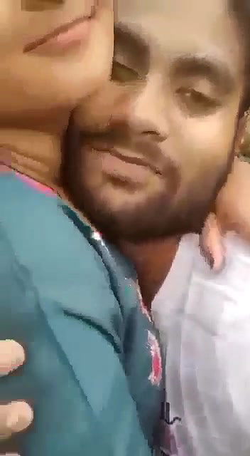 boob pressing and sucking in forest