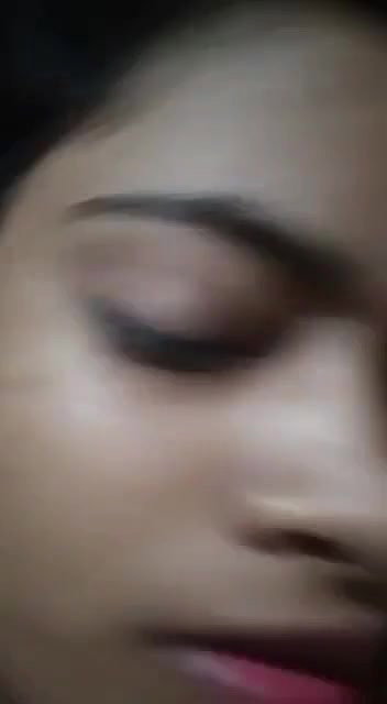 teen girl pressing own boobs