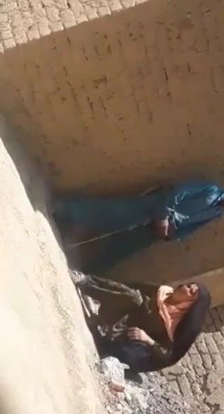 muslim lovers outdoor sex in standing position