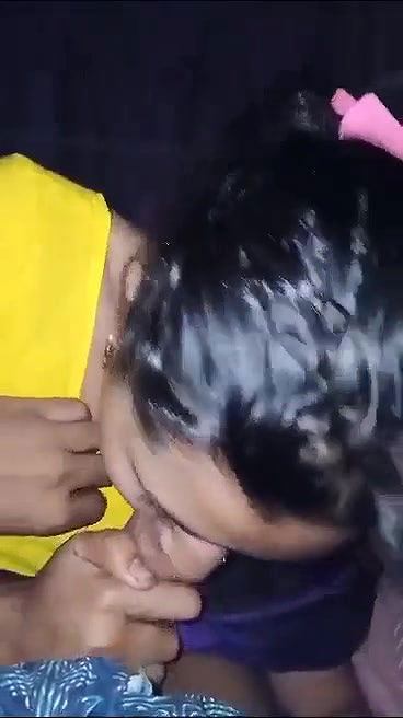 hot cute girl giving blowjob